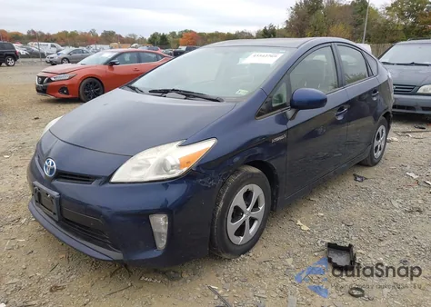 2012 Toyota Prius Three z USA, uszkodzony, nr VIN JTDKN3DU7C1593797